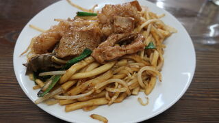 津山名物 ホルモンうどん発祥のお店 ♪