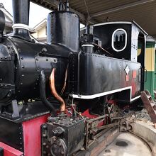 展示されている機関車