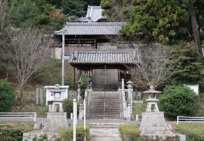 笠岡で最古の拝殿建築