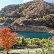 湖周辺の紅葉がめちゃくちゃ綺麗