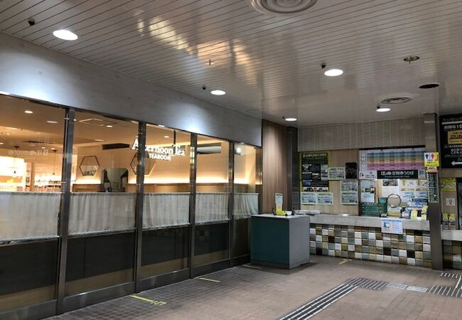 江ノ電藤沢駅の改札横