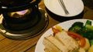 チーズフォンデュ