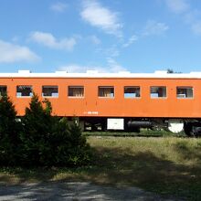 昔走っていた「気動車」も展示中