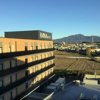 スカイテルメ　2階部より。　ホテルは５Ｆ建の模様です。