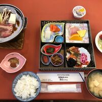 朝食：新米のあきたこまちが美味しかったです