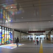 駅のコンコース