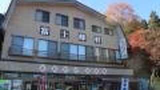 ケーブルカー御嶽山口駅前の食堂です