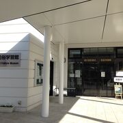 歴史展示が中心です