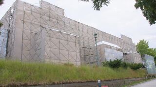 保存修理工事中でした