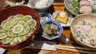 蕎麦が美味しい