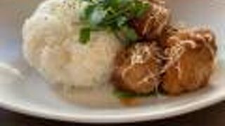 手作り感満載のカフェ