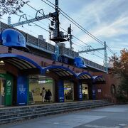 横浜ベイスターズ駅です！(◠‿◕)