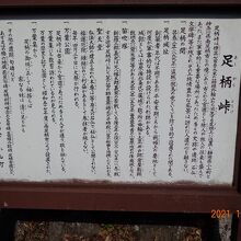 足柄峠の説明