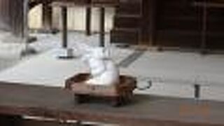 数組の七五三のお祝いの親子連れが参拝していました。