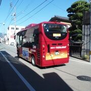 駅と大洲の中心部の移動に便利