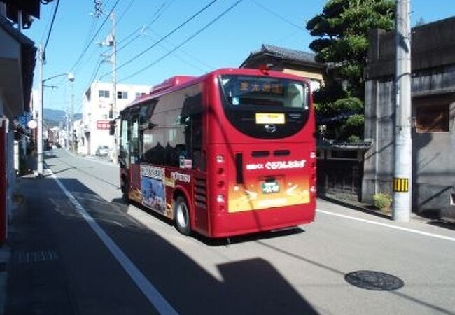 駅と大洲の中心部の移動に便利