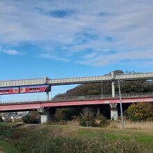 加曾利貝塚付近から