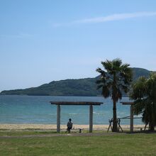 心落ち着く海岸だ