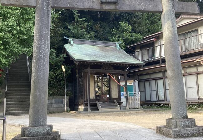 緑の屋根がまぶしいです