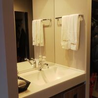 洗面所はシャワー室・トイレから独立しています。