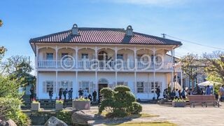 園内に移築された洋館などの建物はどれもとても趣があります。