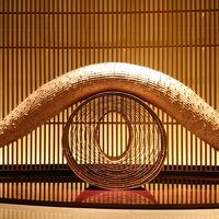 ロビーの美しいオブジェ