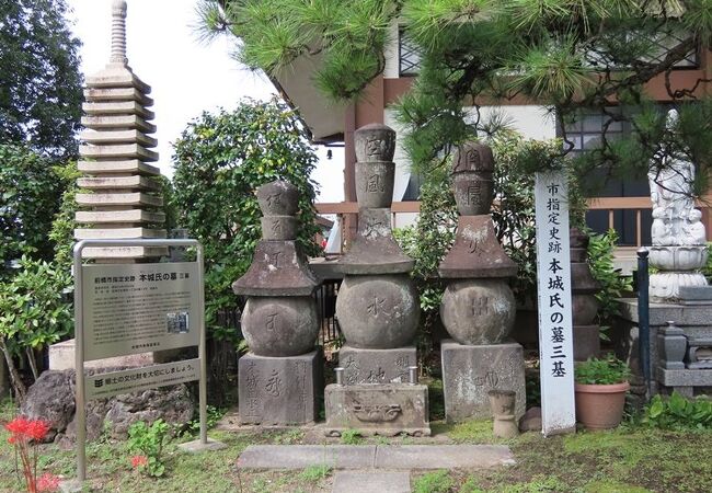 本城氏の墓 (長昌寺)