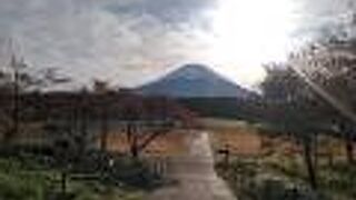 富士山の裾野まで良く見えます。