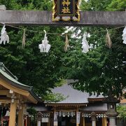 街中の神社