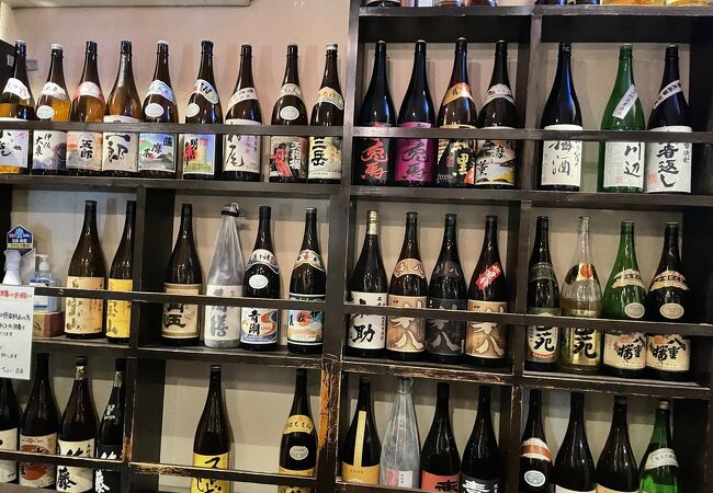 メニューが作れない焼酎バー(大阪北新地)