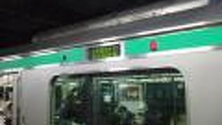 東京口の上りは行先が複雑です