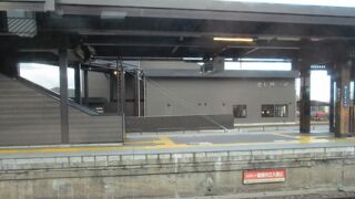 下今市駅構内にあるSL展示館、入場には、乗車券または下今市駅入場券が必要です。