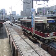 電停ホームへの歩道橋が・・・