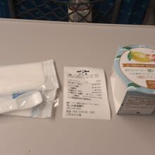 車内販売のアイスクリーム