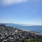 海岸が一望できます