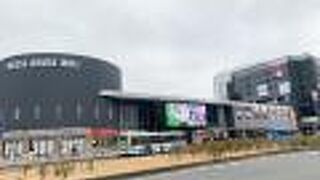 映画館とゲームセンターがメイン