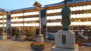 下呂の中心地の通り