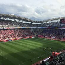 スタジアム　内部。