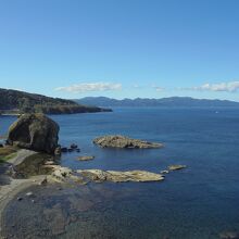 海岸の中に砂浜も存在