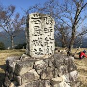 四王寺山にある高橋紹運が眠る山城址です。