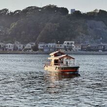 東浦賀の乗り場からみた渡し船