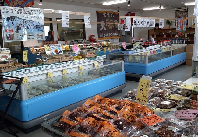 松川浦の有名海鮮食堂≪たこ八≫隣の海産物店
