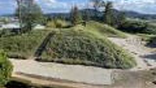 丘の上でした。