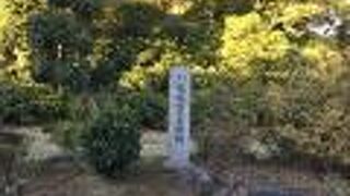 川越城本丸御殿の近く