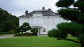 鳥取城跡に建っている洋風建築が国の重要文化財