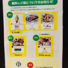 無料レジ袋のご案内