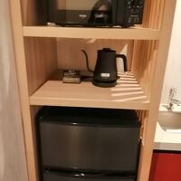 冷蔵庫や電子レンジ、ポットなど、非常に使いやすいものでした。
