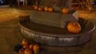 ハロウィンデコレーションが。