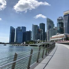 フラトンホテルが遠くに見える