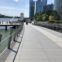 マーライオン公園近辺はSPECTRA見物スポット